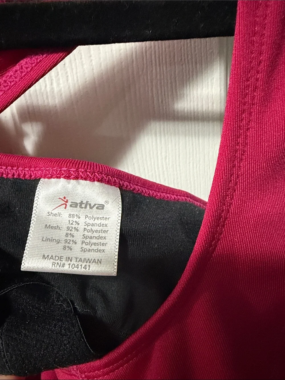 Ativa Fuchsia Racerback Performance Tank S - Picture 2 of 3